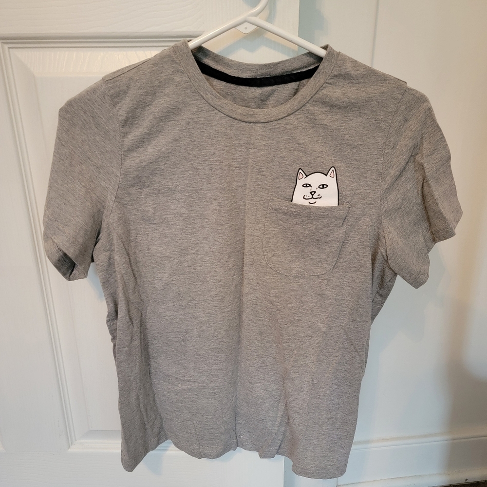 RipnDip Funny Middle Finger Cat Shirt